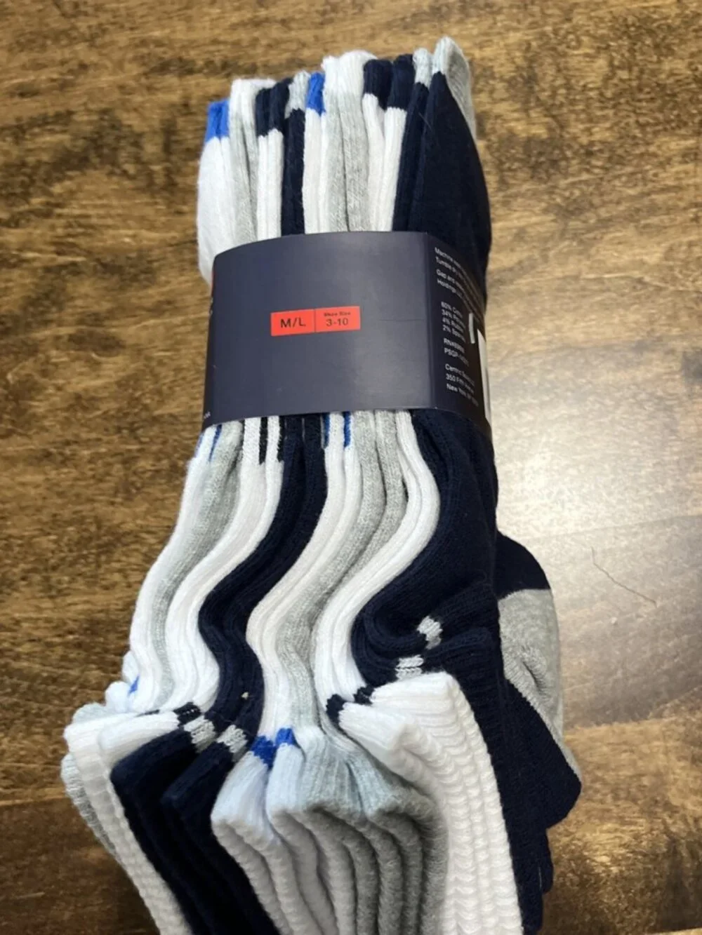 Gap Kids Boy's Cotton 8-Pairs Quarter Socks, Multicolor, Size M/L